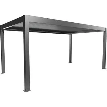 Zahradní domek BIOHORT pergola velikost 5,5 x 3 šedý křemen