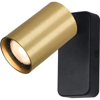 Bodové svítidlo Bodové svítidlo nástěnné / spot 1x GU10 zlatá ITALUX Nesto WL-23436-1-BK-GD