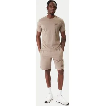 Pánské kraťasy EA7 Emporio Armani Sportovní kraťasy 8NPS65 PJVRZ U6167 Béžová Regular Fit XL