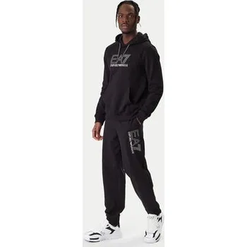 Pánská mikina EA7 Emporio Armani Mikina 7M001313 AF13512 UC001 Černá Regular Fit 3XL