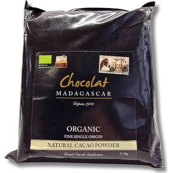 Chocolat Madagaskar - Chocolat Madagascar | Bio Výběrové nealkalizované kakao - 100 % kakaa - 1 kg