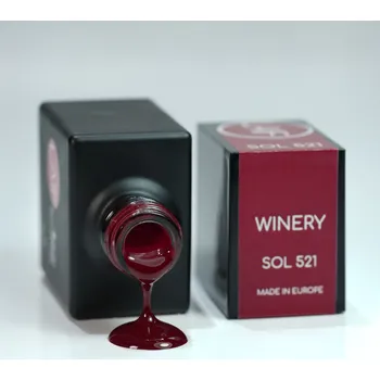 Umělé nehty Laif Gel lak vínový SOL - 521 Winery 10 ml