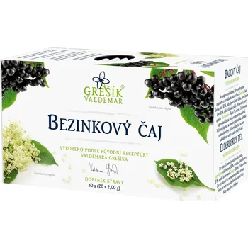 Čaj Bylinný porcovaný čaj - Bezinkový - 20 x 2 g
