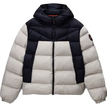 Pánská větrovka Pánská Bunda NAPAPIJRI A-MOLVENO HOOD NP0A88V2H641 – Šedá M