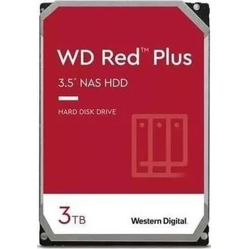 Ukládání dat Western Digital Red Plus WD30EFPX interní pevný disk 3 TB 5400 RPM 256 MB 3.5" Serial ATA III