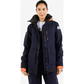 Dámská bunda DECATHLON Dámská bunda na plavbu Sailing 500 tmavě modrá M MODRÁ