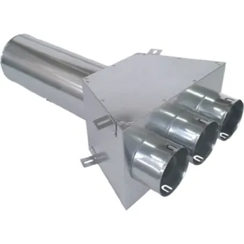 Vzduchotechnické potrubí Distribuční KLO box 3×75/125 – přechodný