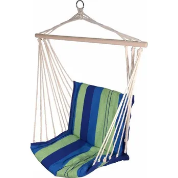 Houpací síť Cattara Houpací síť k sezení 95x50cm modro-zelená (VÝPRODEJ)