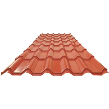 plechová krytina Blachdom Plus Atractiv Plus 350 Polyuretan Storm Mat 1150 x 0,5 mm RAL 8004 cihlově červená 1 m²