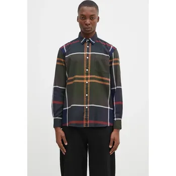 Dámská košile Bavlněná košile Barbour Renford OS Tartan Shirt, 38, zelená, 91X