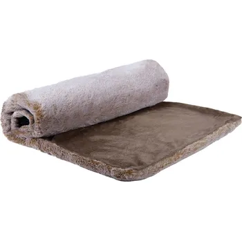 Pelíšek pro psa Petlando deka Alaska hnědá S - 75 x 55 cm