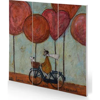 Obraz Dřevěný obraz Sam Toft - Love Is All Around