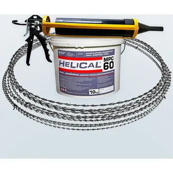 Stavební materiál Set - 10m výztuž HELICAL VAH D8mm | STANDARD + malta MPC 60 + pistol HOBBY (HELICAL VAH D8mm | STANDARD + MPC 60 + HOBBY)