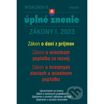 Aktualizácia I/3 - daňové a účtovné zákony - Poradca s.r.o. Poradca s.r.o.