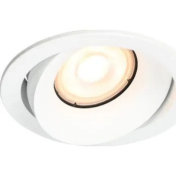 Bodové svítidlo Zapuštěné svítidlo 9 cm 1x GU10 bílá ITALUX Oker DL-26260-GU10-WH