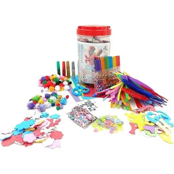 Výtvárné potřeby TopKing MEGA Kreativní umělecká sada pro děti 1350 ks, kompletní výtvarná laboratoř