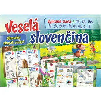 Encyklopedie Veselá slovenčina - vybrané slová a de, te, ne, le, di, ti, ni, li, ie, ia, ô, ä - Foni book Foni book