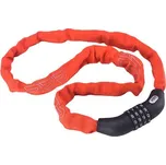 P2R AMBID 4x1100 mm červený (Zámek na jízdní kolo P2R AMBID 4x1100 mm, řetězový, red)