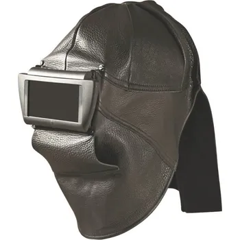 Kukla Kožená kukla čert s chráničem krku NAHKIS Evermatic