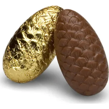 Čokoláda Michel Cluizel Pralinky Pomme de Pin Or - mléčné čokoládové šišky s nugátovou náplní - výhodné 2kg balení