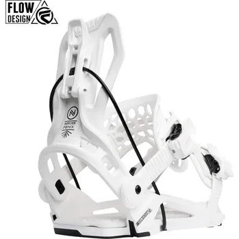 Vázání na snowboard NIDECKER vázání - Flow Fenix White (MULTI)