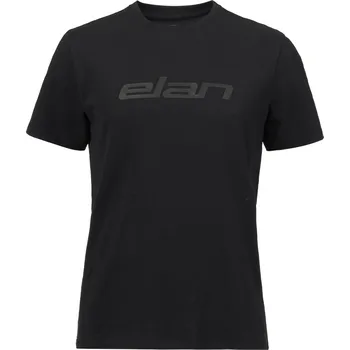 Pánské tričko ELAN T-SHIRT LOGO BLACK M Barva: Černá, Velikost: S