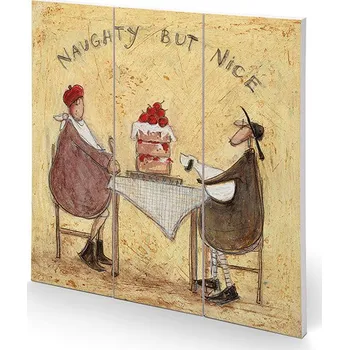 Obraz Dřevěný obraz Sam Toft - Naughty But Nice