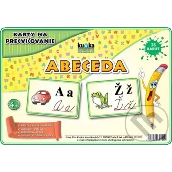 Encyklopedie Karty na precvičovanie - abeceda - Petr Kupka Kupka
