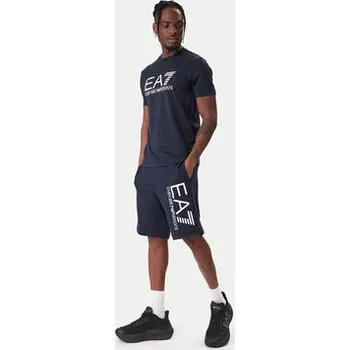 Pánské kraťasy EA7 Emporio Armani Sportovní kraťasy 7M001414 AF22266 UB102 Tmavomodrá Regular Fit 3XL