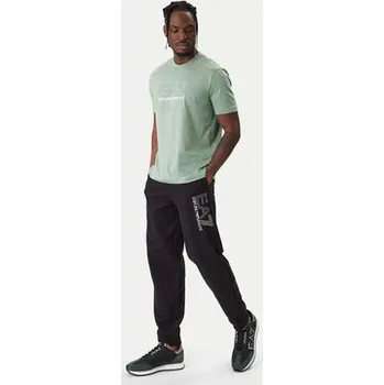 EA7 Emporio Armani T-Shirt 7M001307 AF10375 U7243 Zelená Regular Fit S