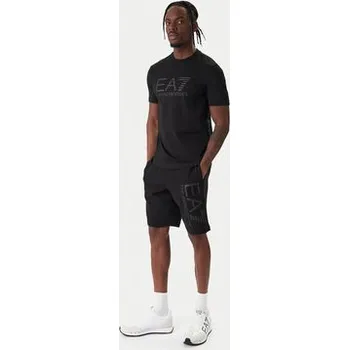 Pánské kraťasy EA7 Emporio Armani Sportovní kraťasy 7M001414 AF22266 MC005 Černá Regular Fit L