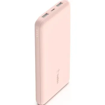 Powerbanka Powerbanka Belkin BOOST CHARGE USB-C, 10 000mAh, 15 W, růžová