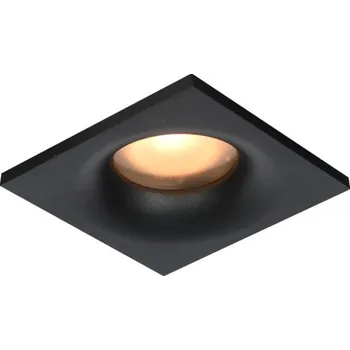 Bodové svítidlo Zapuštěné svítidlo 8,5 x 8,5 cm 1x GU10 IP44 černá ITALUX Naru DL-61903-IP44-BK
