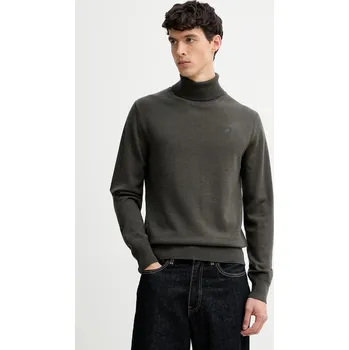 Pánský svetr Vlněný svetr G-Star Premium core turtle D27706.B692 zelená 87X, vel. M