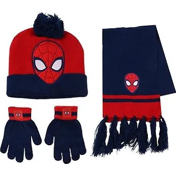 Kšiltovka Dětský zímní set ( čepise, rukavice, šála) SPIDERMAN