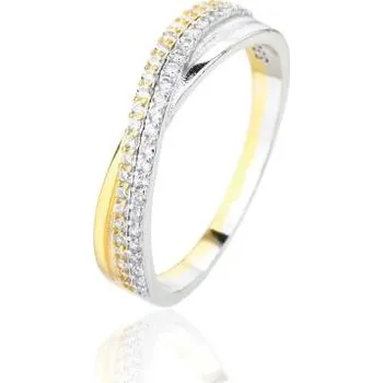 Náušnice Prsten 925/1000 - SVLR1303XJ6BK53 JVD SVLR1303XJ6BK53