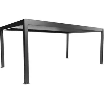 Zahradní domek BIOHORT pergola velikost 6 x 3,5 tmavě šedá