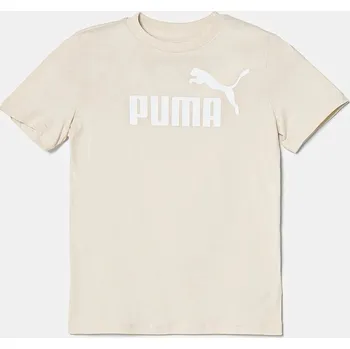 Dětské tričko Puma ESS No. 1 Logo Tee 684892 béžová 01X, vel. 140