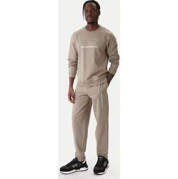 Dámské oblečení EA7 Emporio Armani Mikina 7M001312 AF13512 U6167 Béžová Regular Fit S