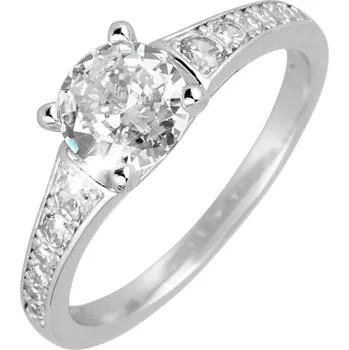 Prsten EVOLUTION GROUP CZ Luxusní stříbrný prsten se zirkony - velikost 60 - 15009.1