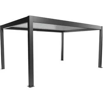 BIOHORT pergola velikost 5 x 3,5 tmavě šedá/bílá