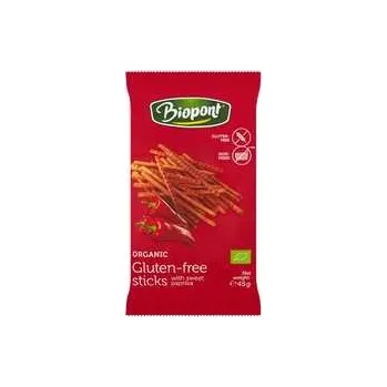 Biopont Slané paprikové tyčinky bez lepku 45 g BIO