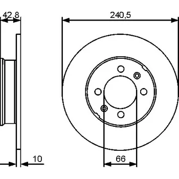 Brzdový kotouč Brzdový kotouč BOSCH 0 986 479 478