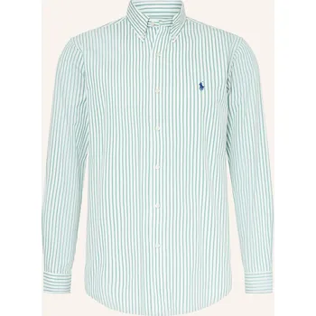 Pánská košile Polo Ralph Lauren Pánská Košile Custom Fit, bílá / zelená, 40
