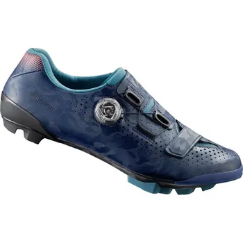 Pánské cyklistické tretry SHIMANO gravel obuv SH-RX800, dámská, námořní modrá, 36