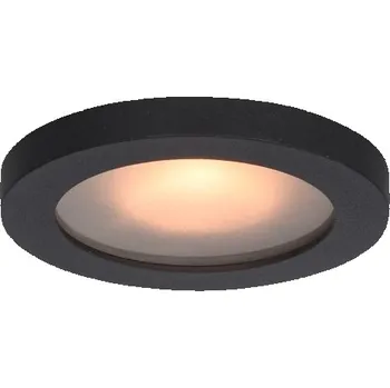 Bodové svítidlo Zapuštěné svítidlo 8 cm 1x GU10 IP44 černá ITALUX Antar DL-26385-GU10-BK