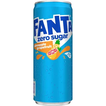 Limonáda Fanta Pineapple Grapefruit Zero Sugar 250ml