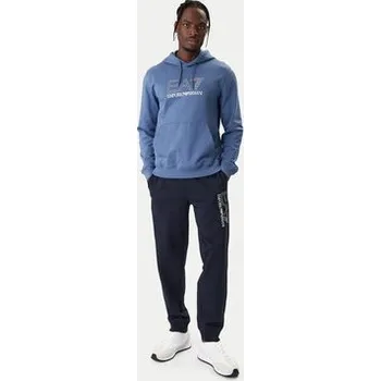 Pánská mikina EA7 Emporio Armani Mikina 7M001313 AF13512 UB064 Modrá Regular Fit 3XL