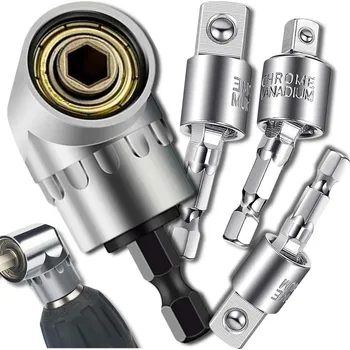 Vrtačka Camerazar Úhlový držák adaptéru pro vrtačku s bitovými nasazeními 1/4 3/8 1/2 HEX Název produktu: Úhlový držák adaptéru pro vrtačku