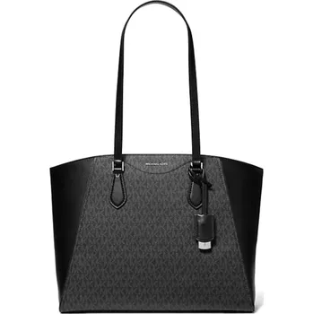 Módní doplněk Velká kabelka Michael Kors Taryn logo black černá